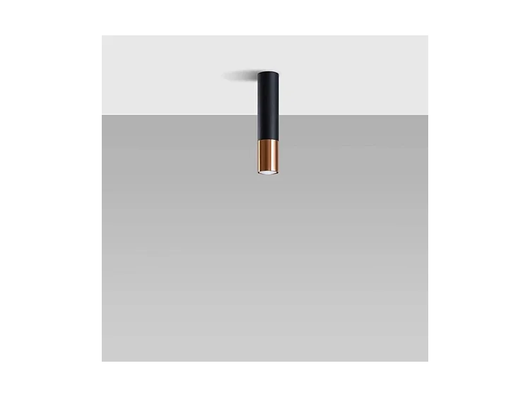 Sollux LOOPEZ Plafonniers encastrables Flush Light Noir, Cuivre GU10