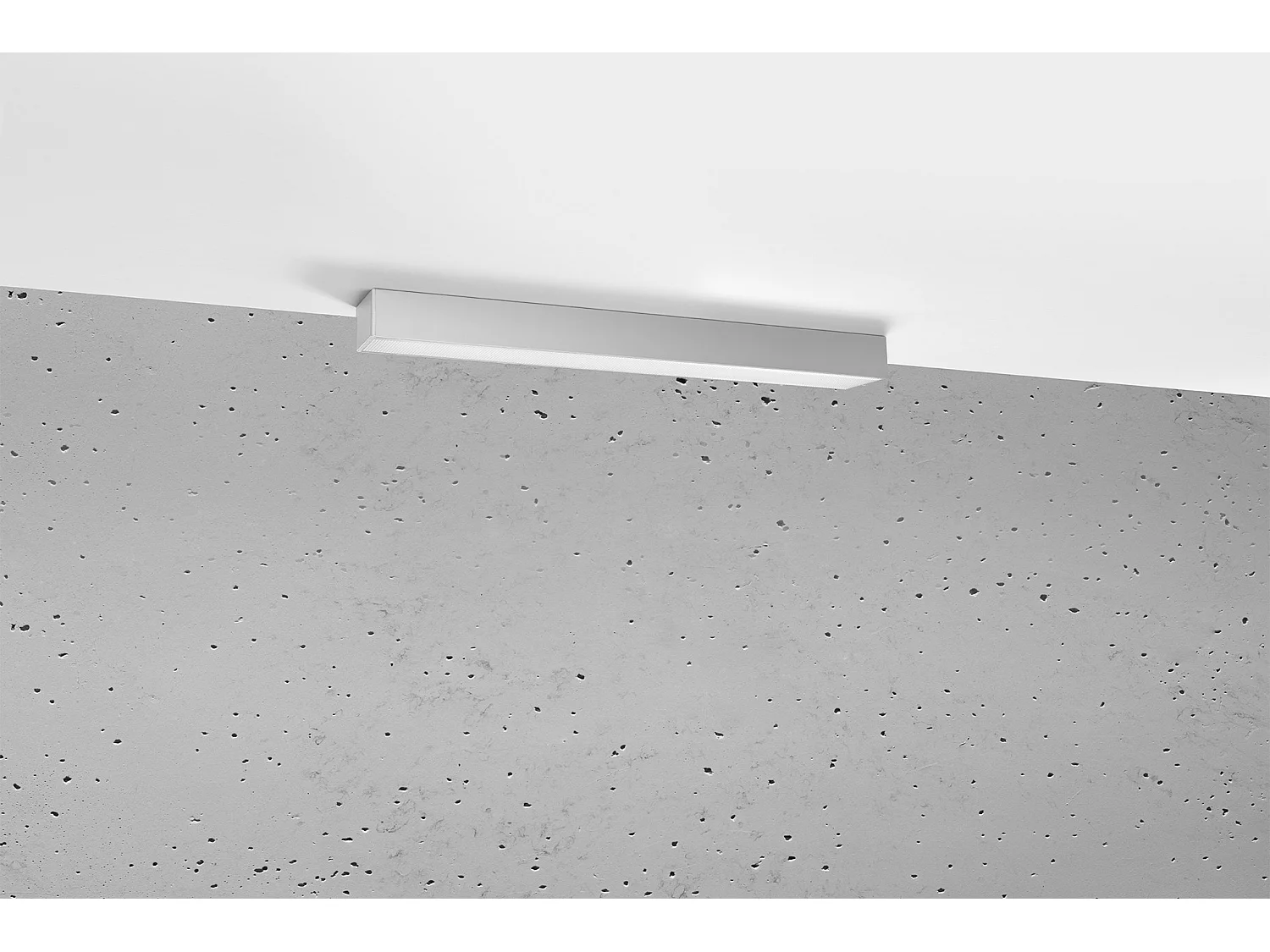 Integrated LED  95cm Linear Flush licht Grey 4000K Integrierte LED 95cm Linear Flush Hellgrau 4000K