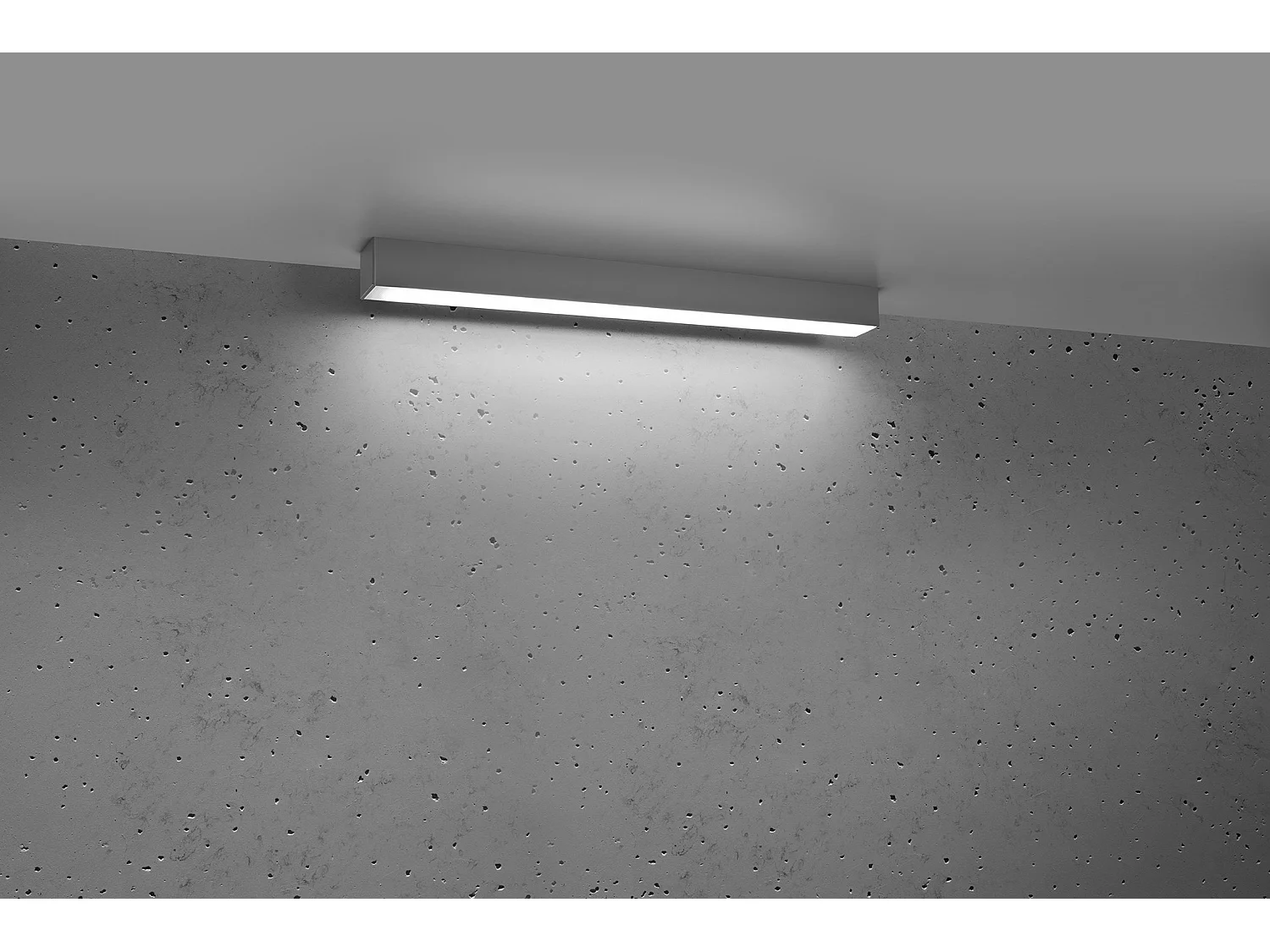 Integrated LED  95cm Linear Flush licht Grey 4000K Integrierte LED 95cm Linear Flush Hellgrau 4000K