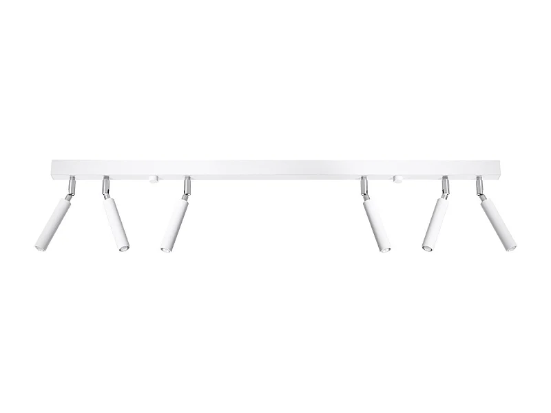 Plafondlampen Eyetech Modern Van  - 6 Lichtbronnen - L.100 X H.20 Cm - Wit