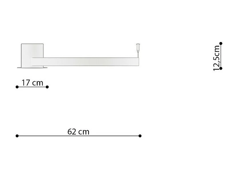 Sollux Lighting Rio Semi-encastré à LED intégré, noir, 4000K, 3870lm