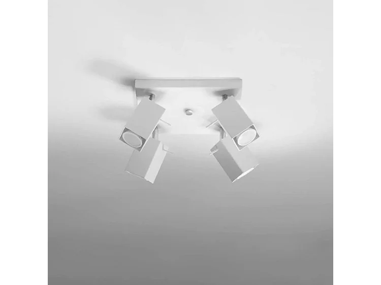 Sollux MERIDA - Barra 4 luci Spotlight bianca, GU10