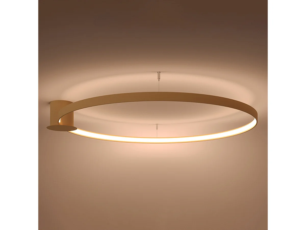 Sollux Rio Luce Led Integrata Semi Incasso Dorata