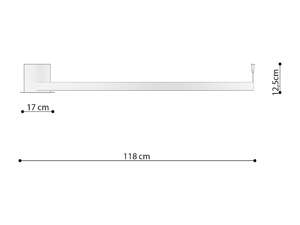 Plafon RIO 110 złoty LED 3000K