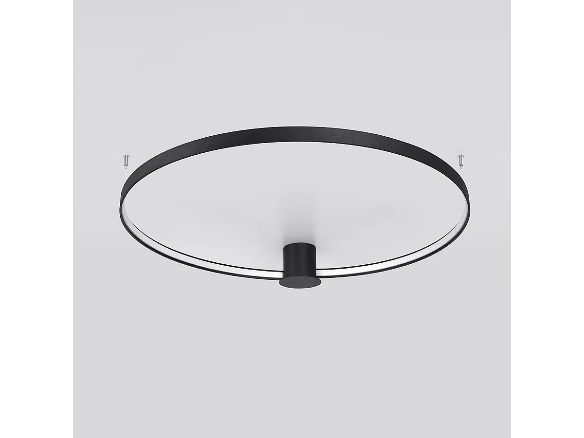 Sollux lichting Rio Integriertes LED LED Halbbündiges Licht, Schwarz, 4000K, 7820lm