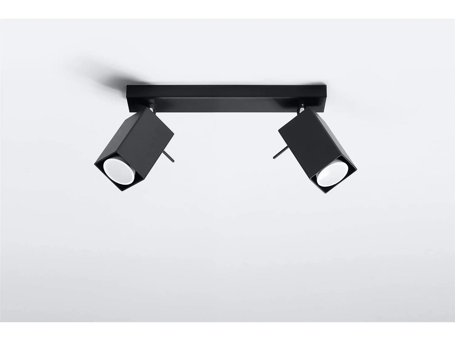 Sollux MERIDA Barre de projecteur à 2 lumières noir, GU10