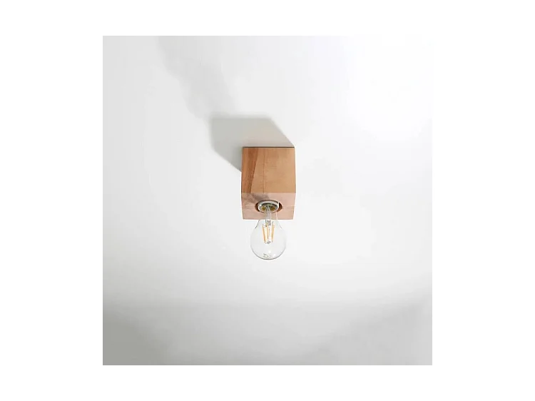 Sollux ARIZ Plafonniers encastrables Flush Light Bois Naturel E27