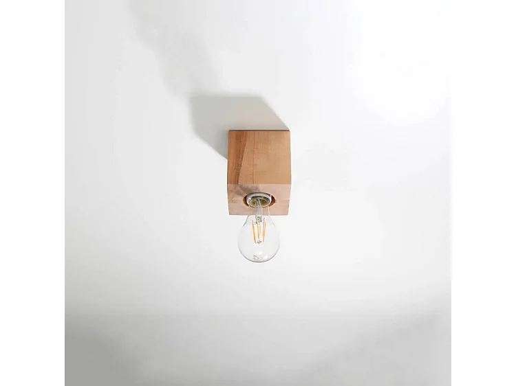 Sollux ARIZ Plafonniers encastrables Flush Light Bois Naturel E27