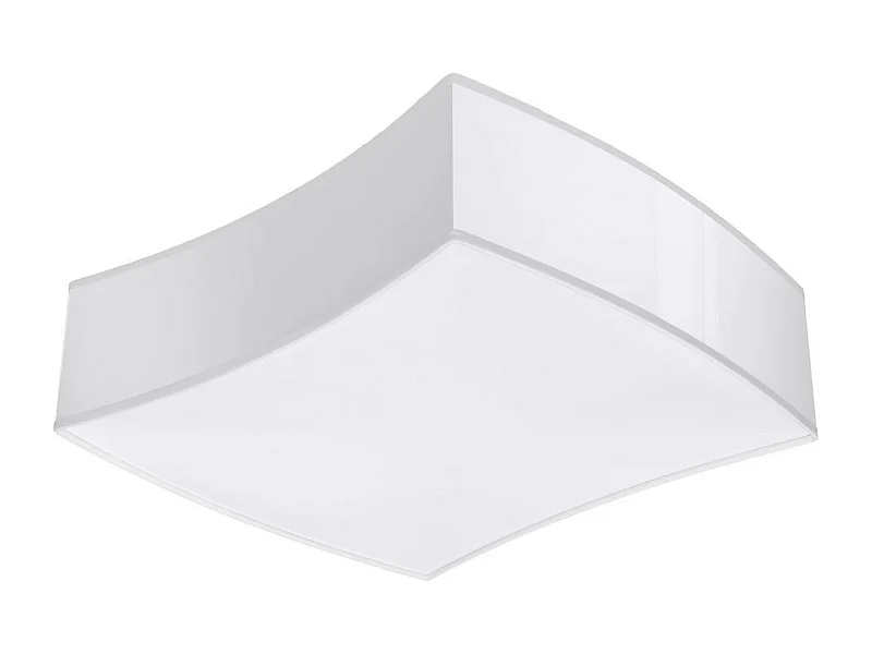 Sollux Lighting Square Plafoniera decorativa a filo, bianca, 39 cm