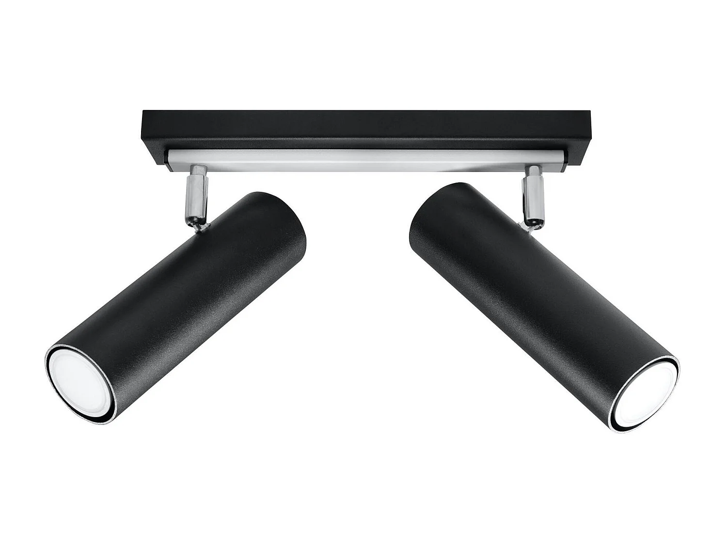 Sollux DIREZIONE Barre de projecteur à 2 lumières noir, GU10