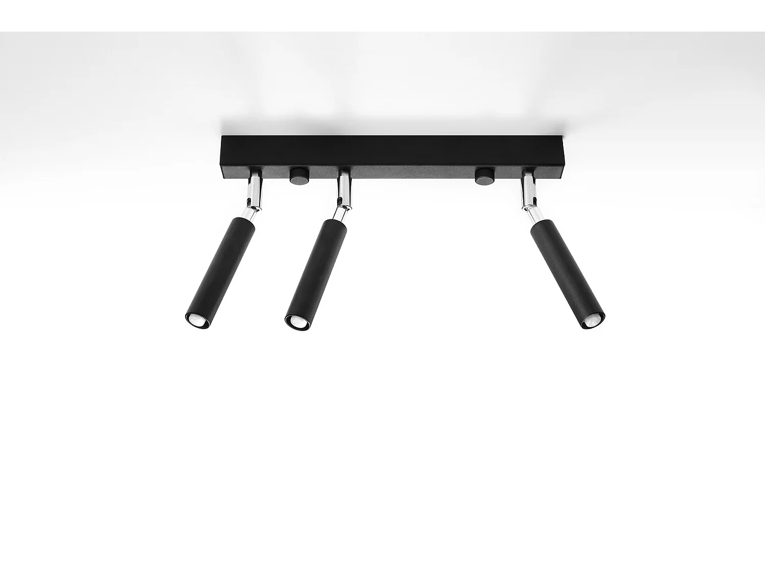 Plafondlampen Eyetech Modern Van  - 3 Lichtbronnen - L.35 X H.20 Cm - Zwart