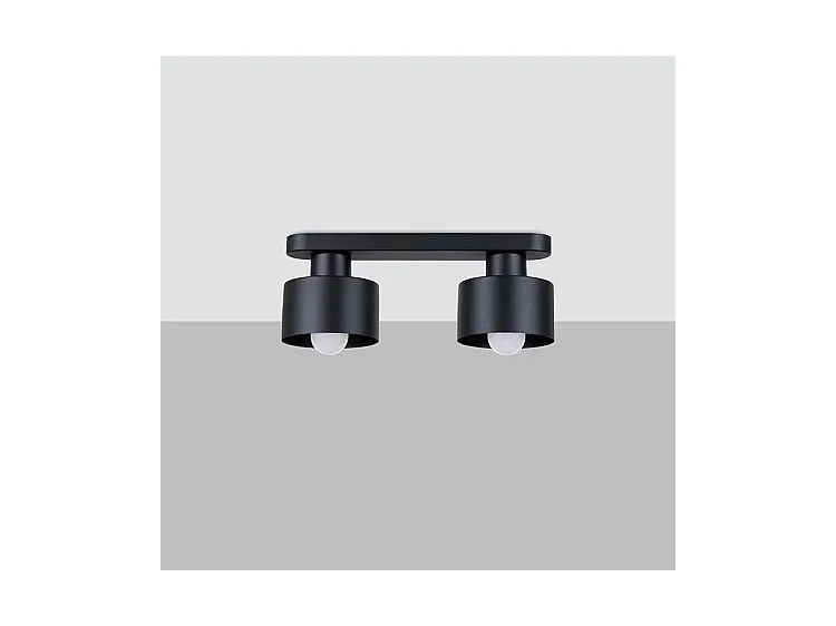 Sollux Savar Spot de Plafond Twin Noir