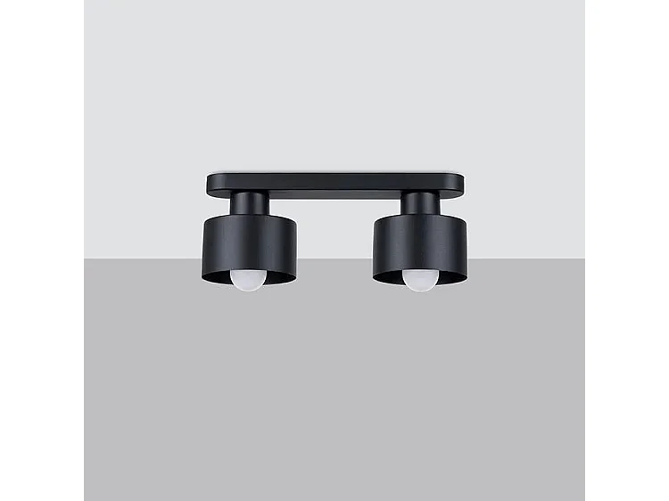 Sollux Savar Spot de Plafond Twin Noir