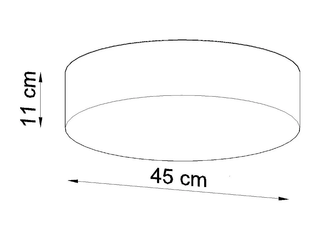 Sollux ARENA Plafonnier rond à 3 ampoules argenté, E27