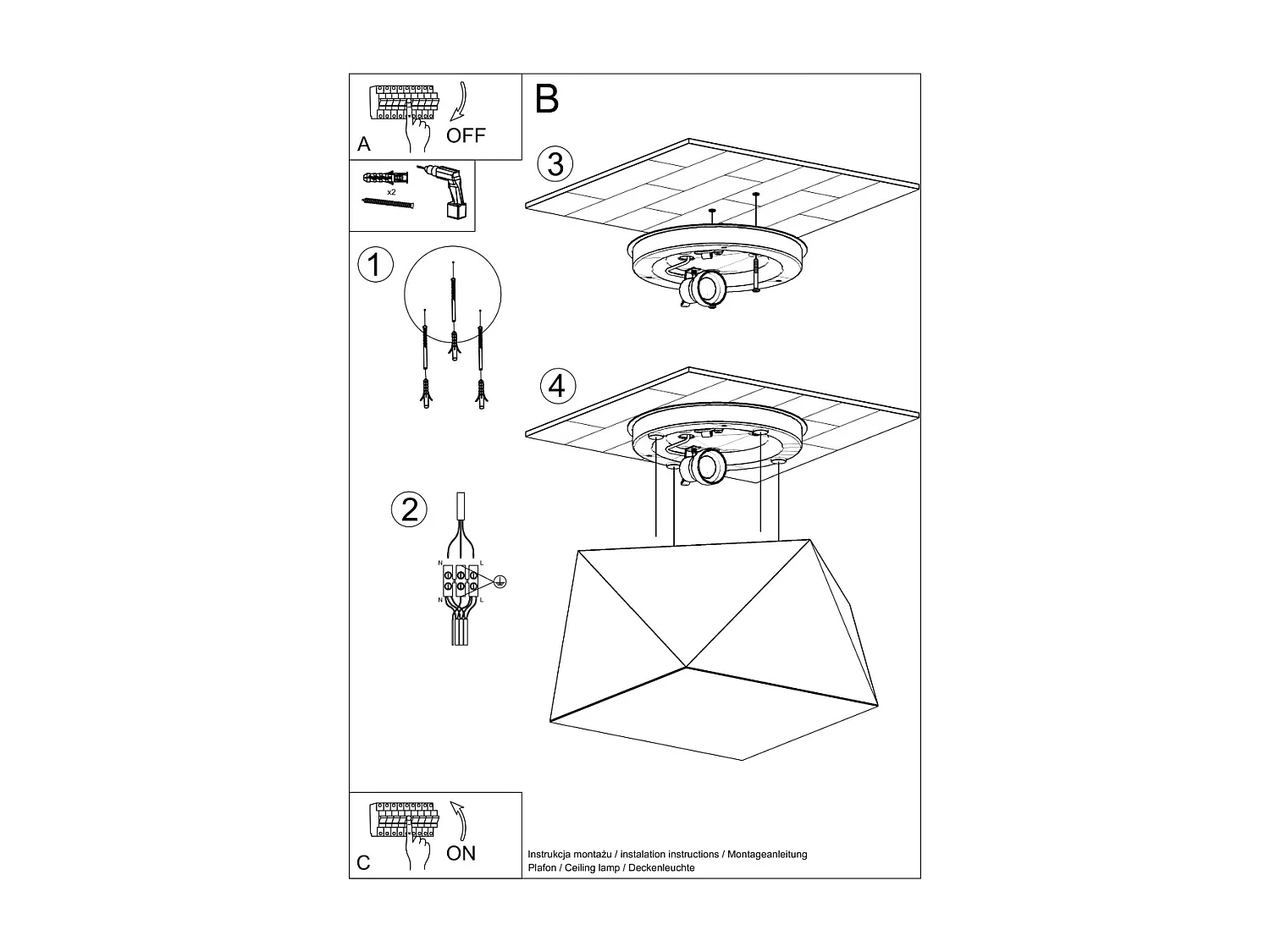 Aufbau-Downlights Flächenbündiges Licht Silber E27 Downlight da superficie Flush Light Argento E27