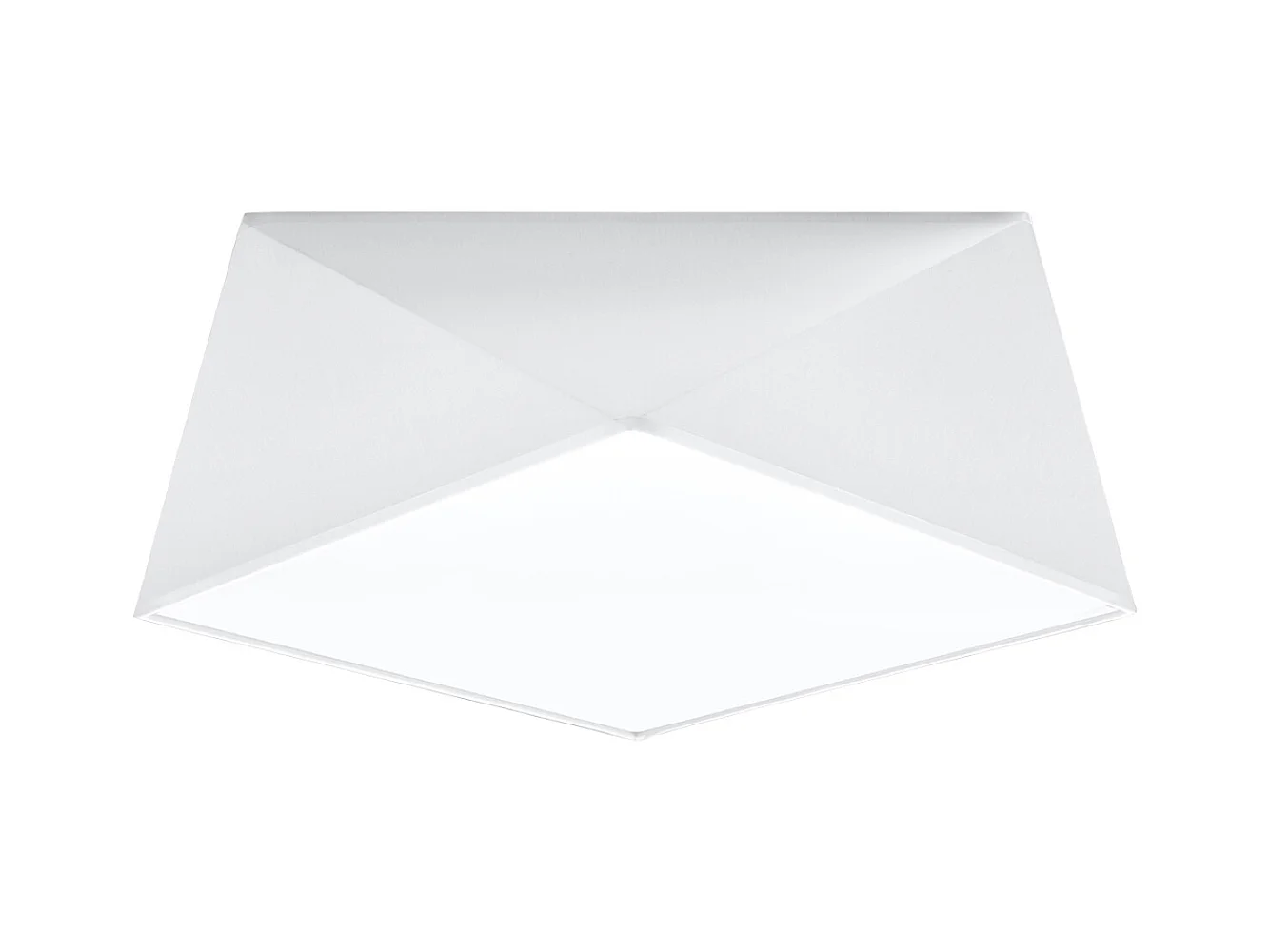 Sollux HEXA Plafonniers Plafonniers Flush Light Blanc E27