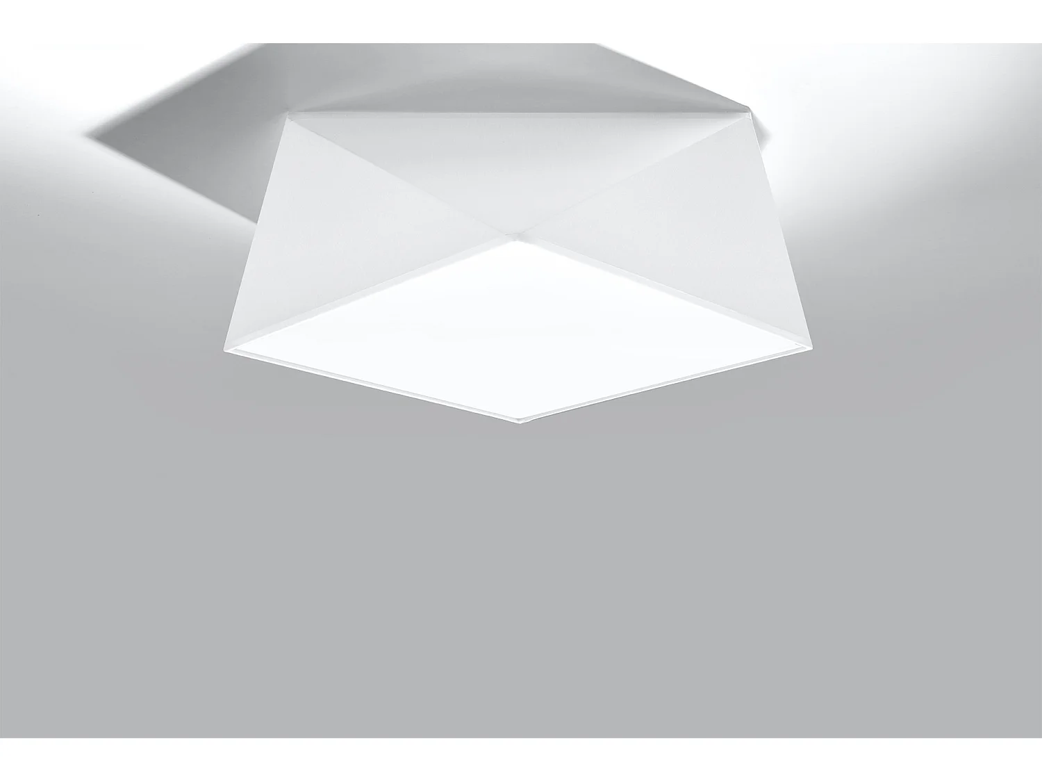 Plafon HEXA 35 biały