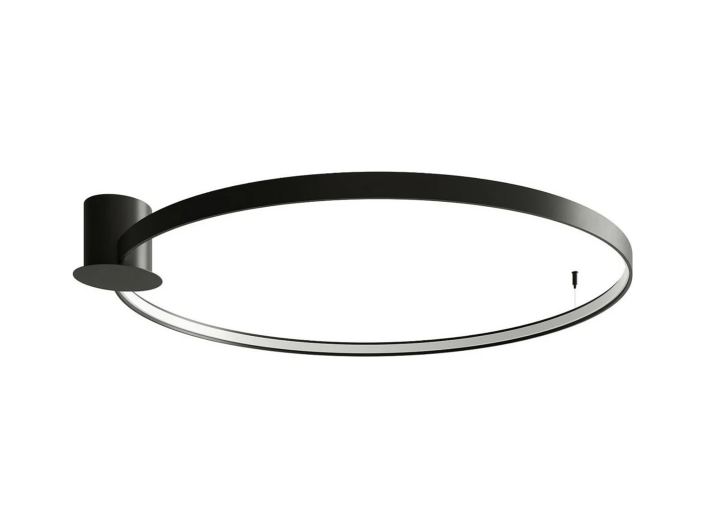 Sollux Lighting Rio Luce LED semi-incasso a LED integrata, nera, 3000K, 7820lm