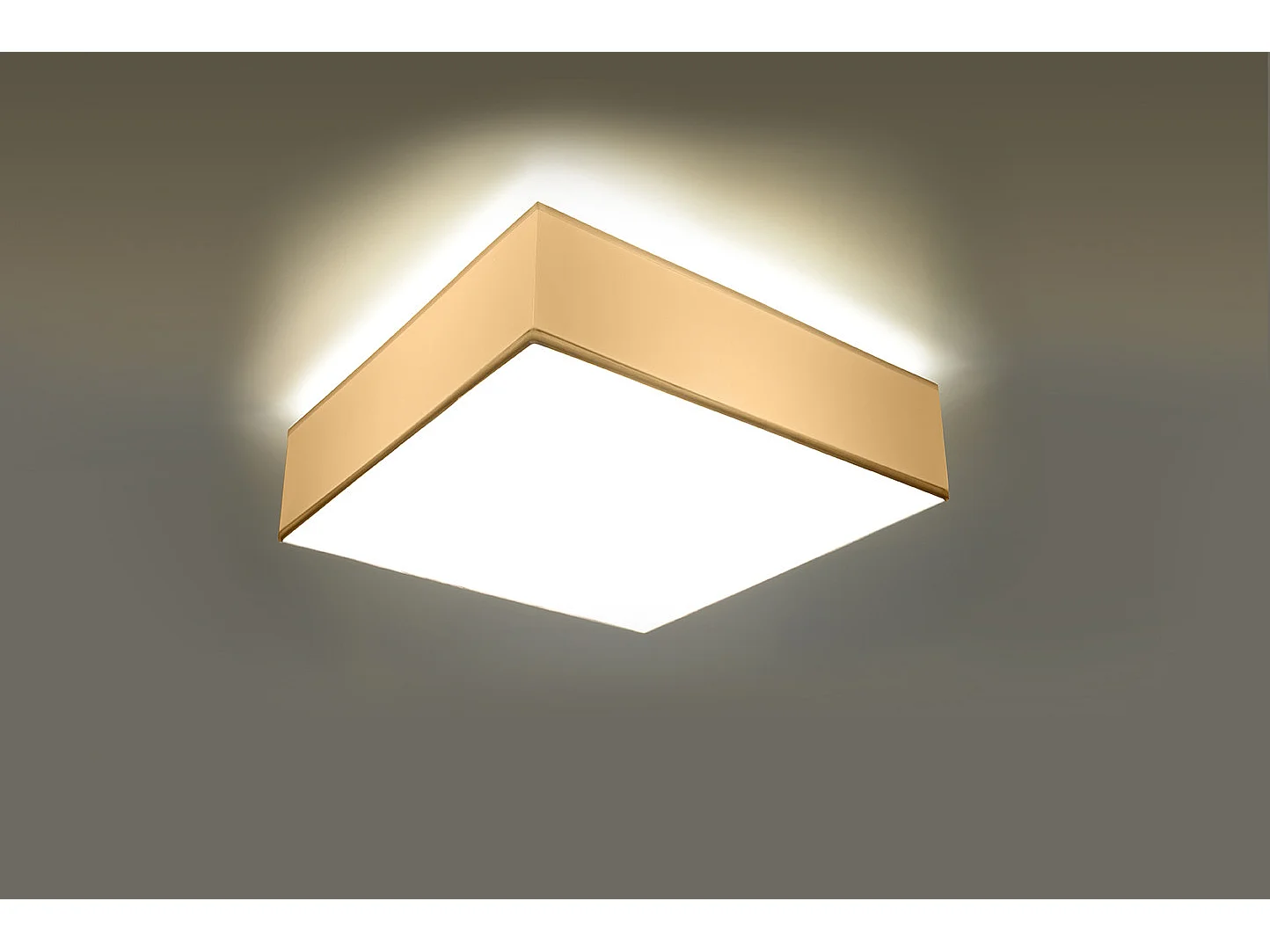 Plafondlampen Horus Minimalistisch Van  - 1 Lichtbronnen - L.25 X H.11 Cm - Wit