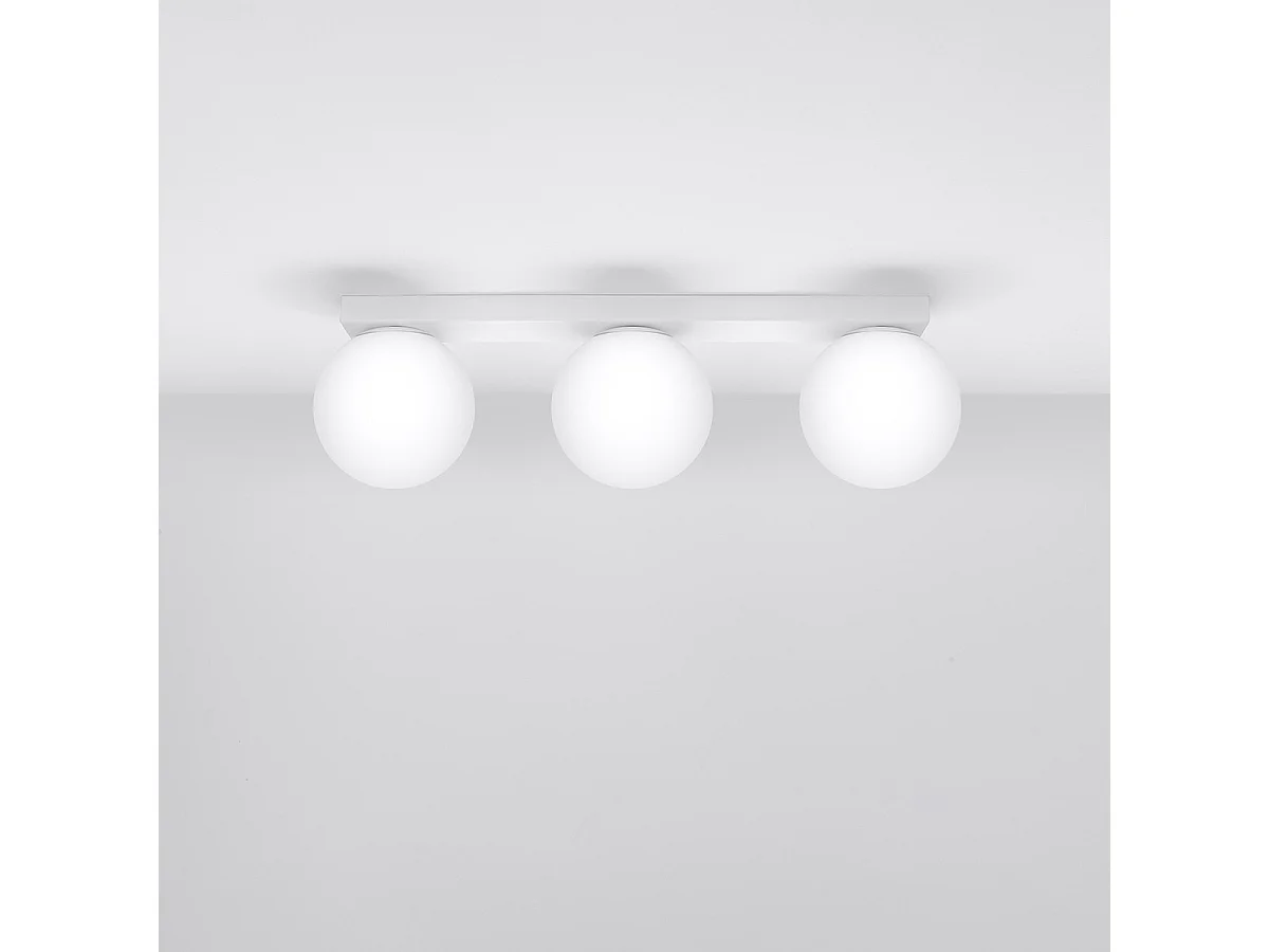 Sollux Yoli Plafonnier Globe Blanc