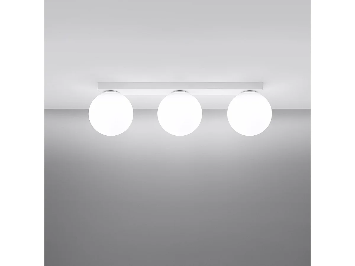 Sollux Yoli Plafonnier Globe Blanc