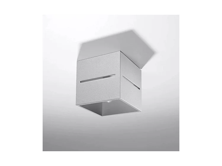 Sollux LOBO Plafonnier gris à 1 lumière, G9