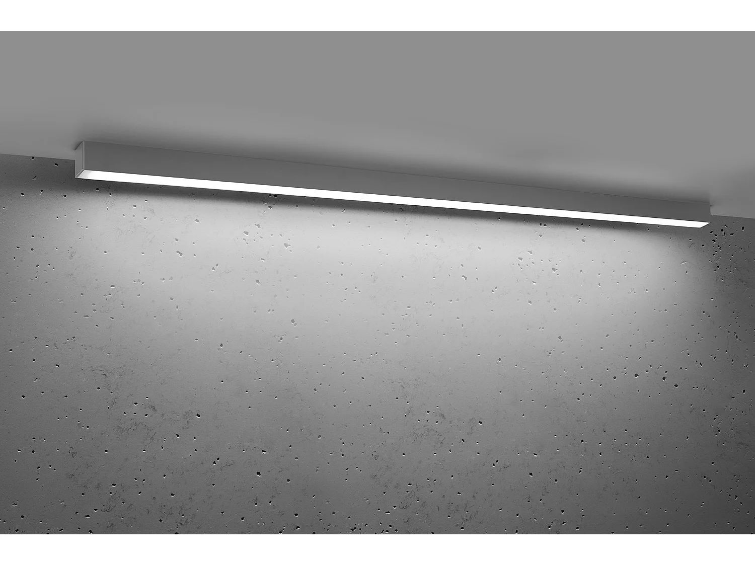 Integrated LED  65cm Linear Flush licht Grey 4000K Integrierte LED 65cm Linear Flush Hellgrau 4000K