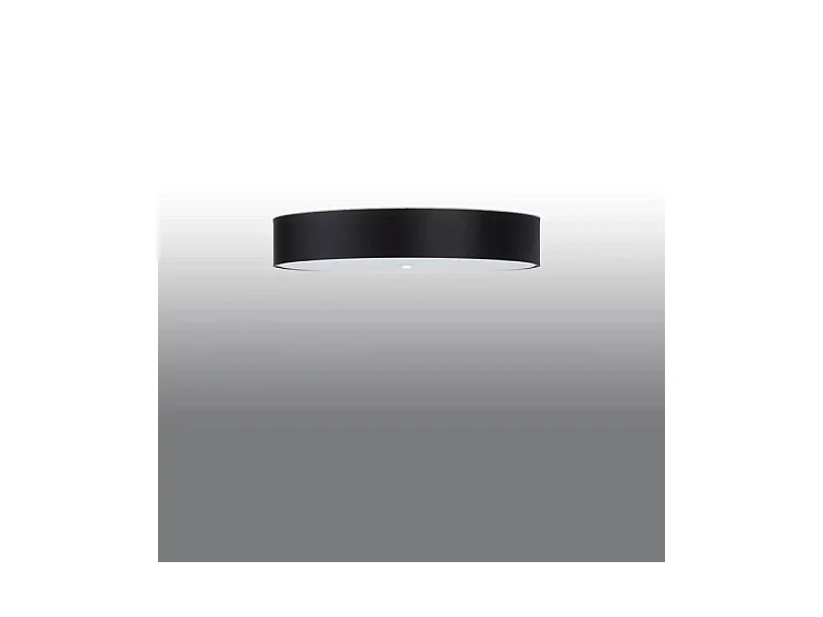 Sollux SKALA Plafonnier Cylindrique Noir 80cm E27