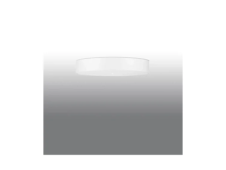 Plafondlampen Skala Minimalistisch Van  - 6 Lichtbronnen - L.80 X H.20 Cm - Wit