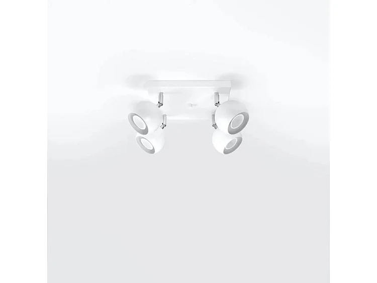 Sollux OCULARE Projecteur à 4 lumières blanc, GU10