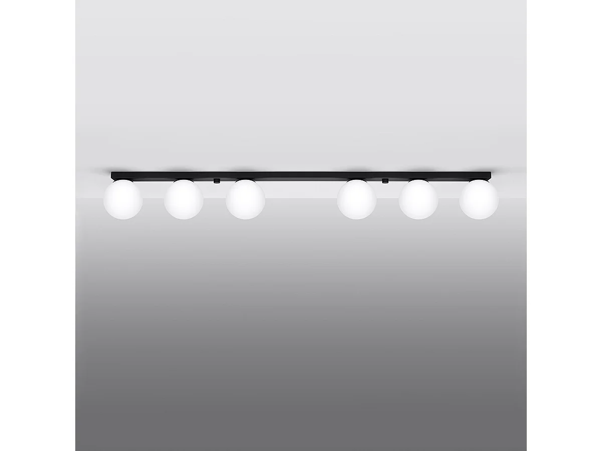 Sollux Yoli Plafonnier Globe Noir