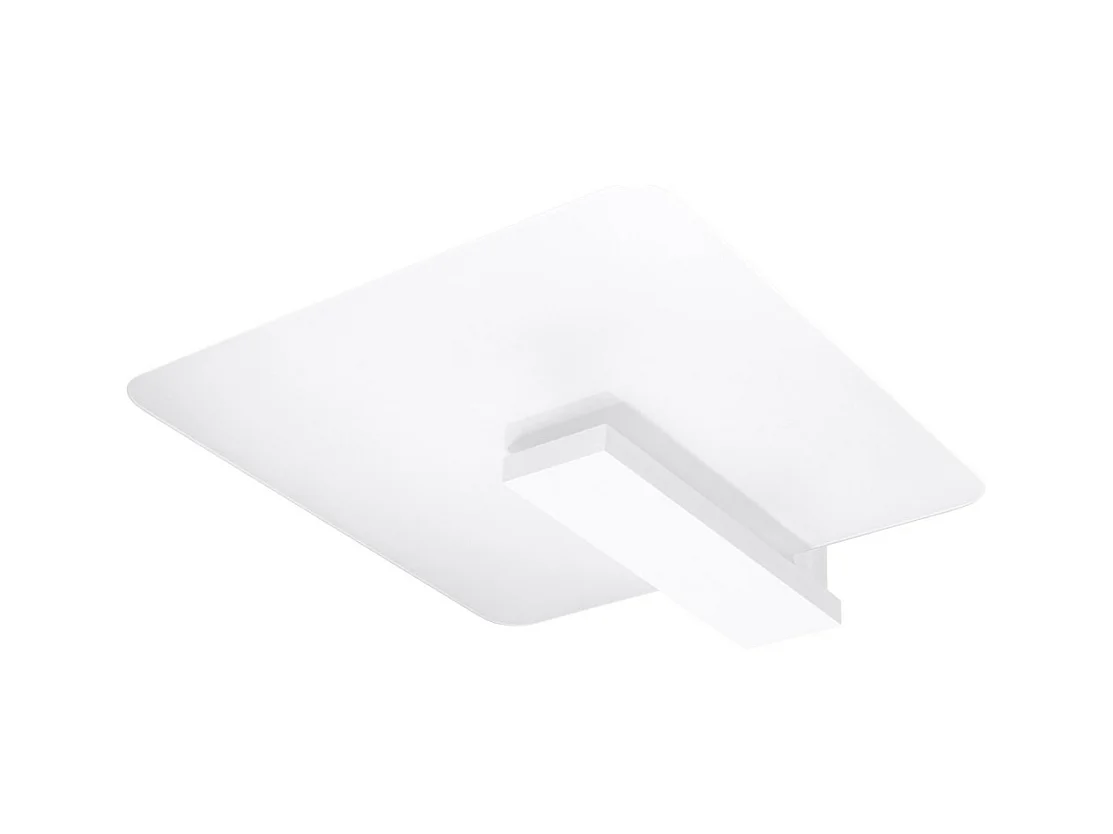 Sollux Lappo Plafonnier Encastré Blanc