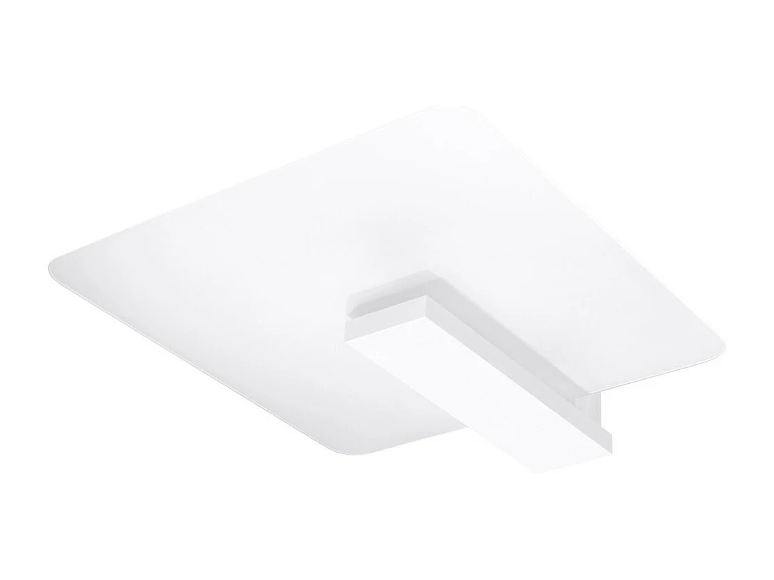 Sollux Lappo Plafonnier Encastré Blanc