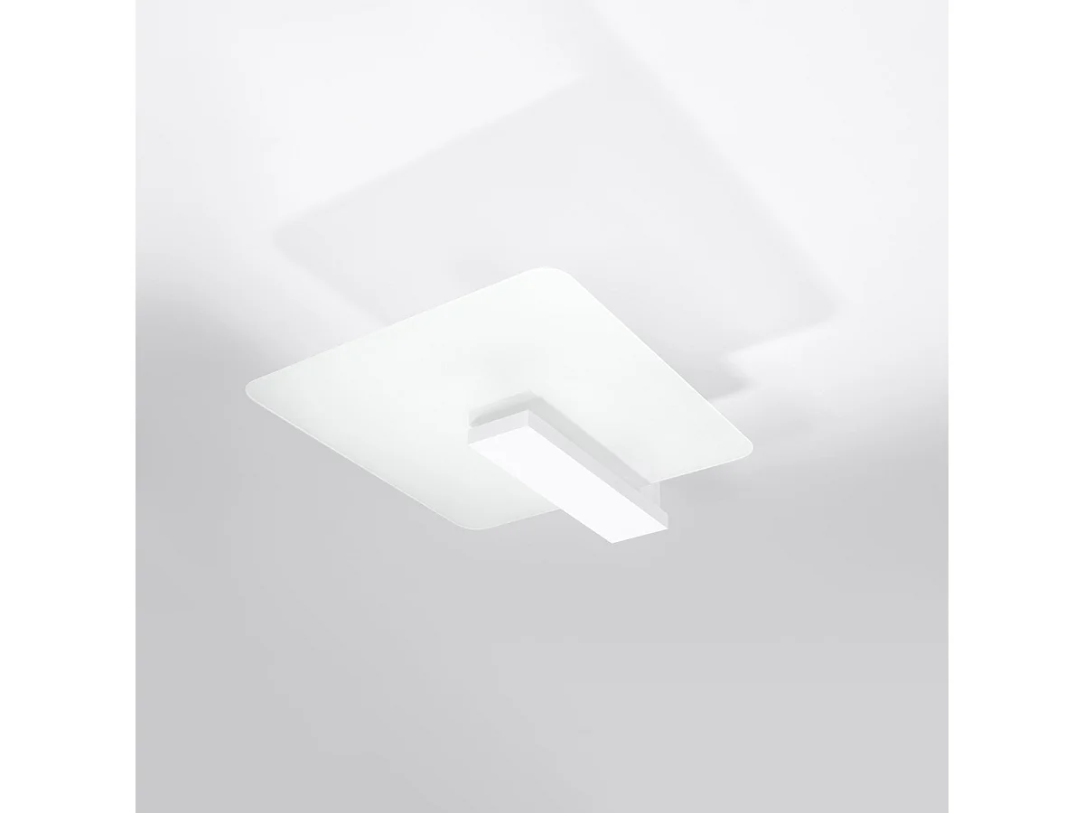 Sollux Lappo Plafonnier Encastré Blanc