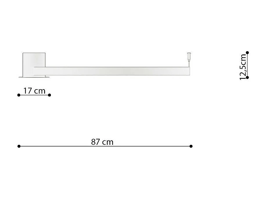 Sollux lichting Rio Integriertes LED LED Halbbündiges Licht, Weiß, 4000K, 5520lm