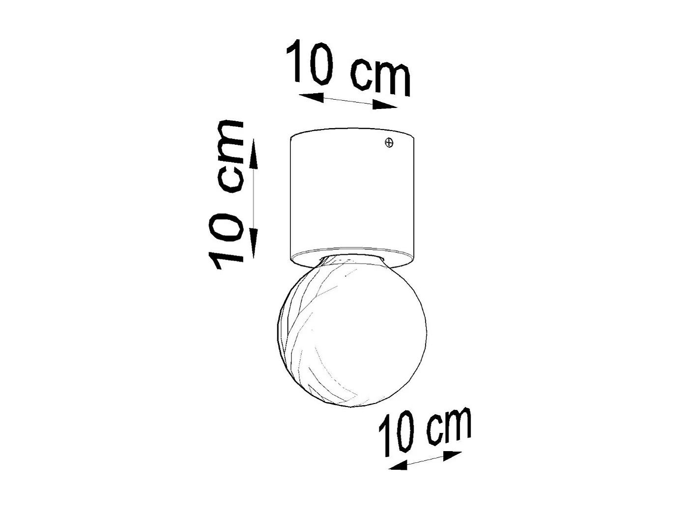 Aufbau-Downlights flächenbündig hellgrau E27 Downlight da superficie Incasso grigio chiaro E27