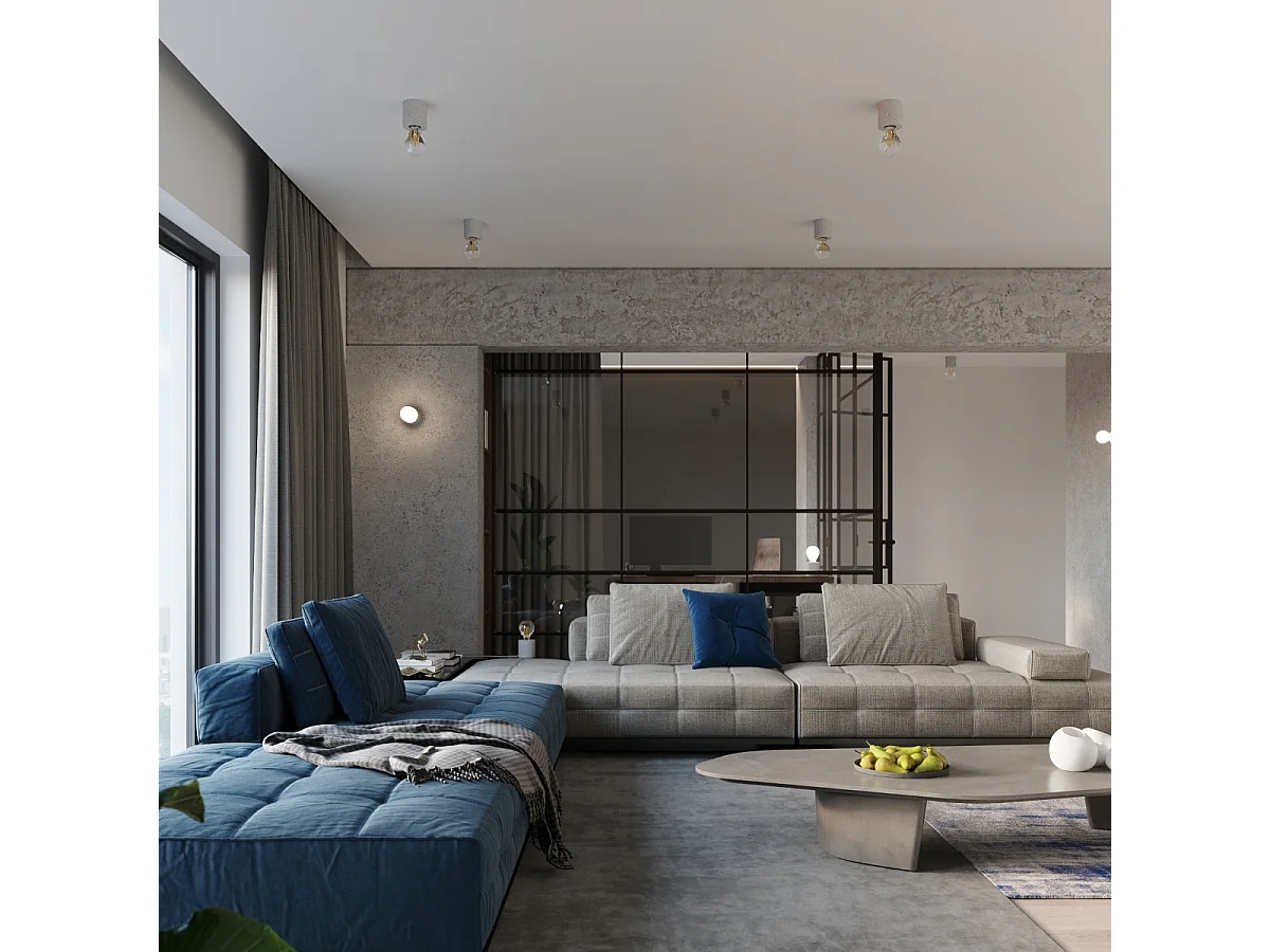 Aufbau-Downlights flächenbündig hellgrau E27 Downlight da superficie Incasso grigio chiaro E27