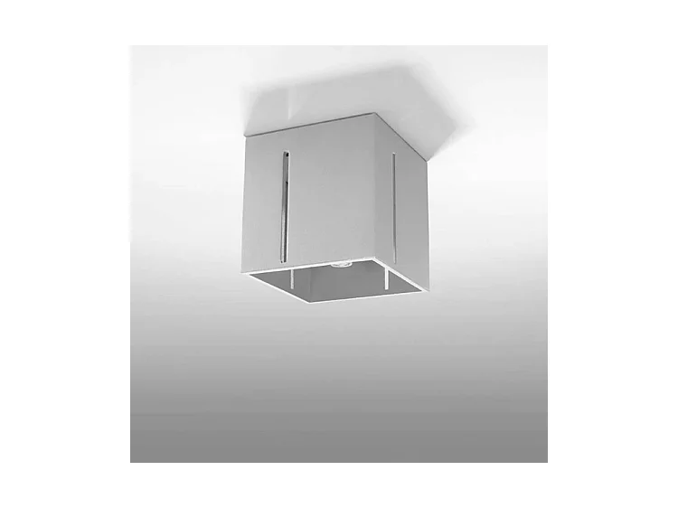 Sollux PIXAR Plafonnier à 1 lumière, gris clair, G9