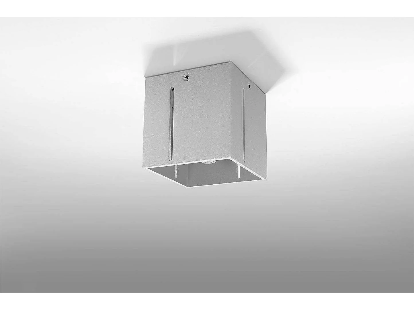 Luminárias De Teto Pixar Moderno, Alumínio - 1 Lichtbronnen - L.10 X H.10 Cm - Cinza