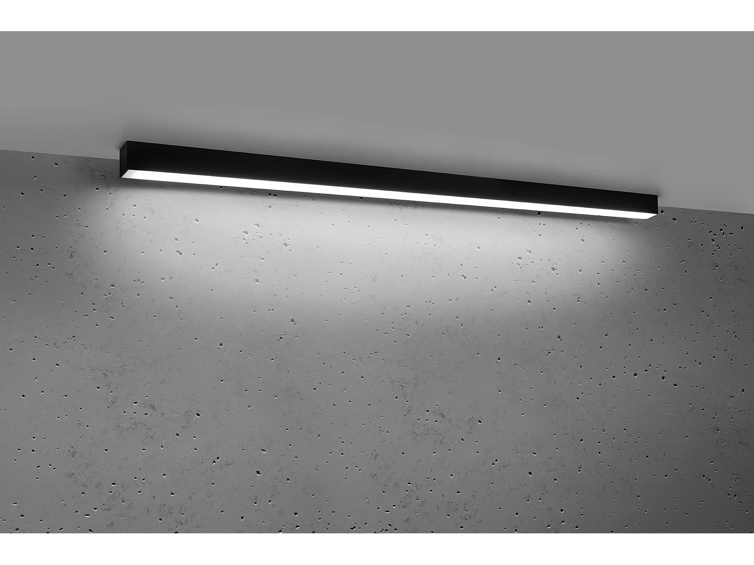 Integrierte LED-Wandleuchten Schwarz 115cm 4000K Applique LED da incasso integrate Nero 115cm 4000K
