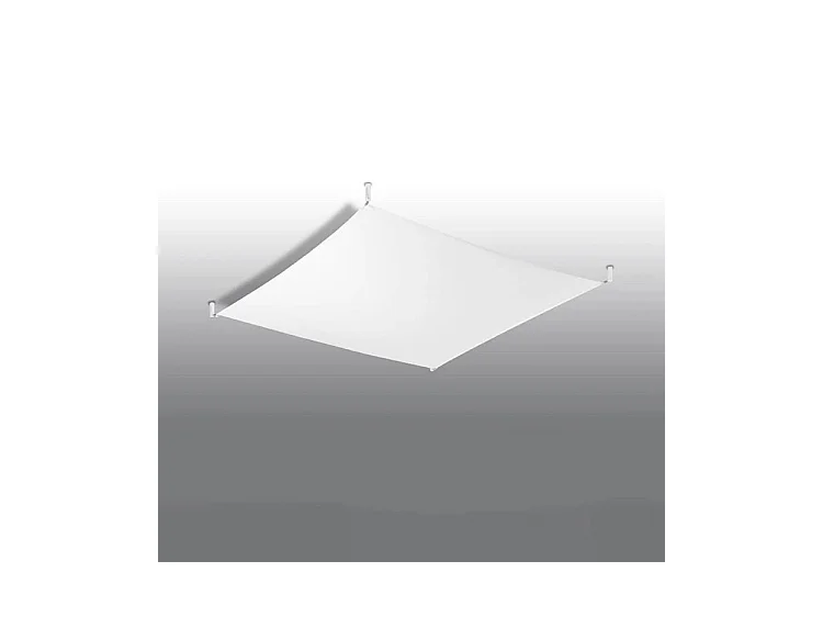 Sollux LUNA Tissu Décoratif Encastré Blanc Clair G13