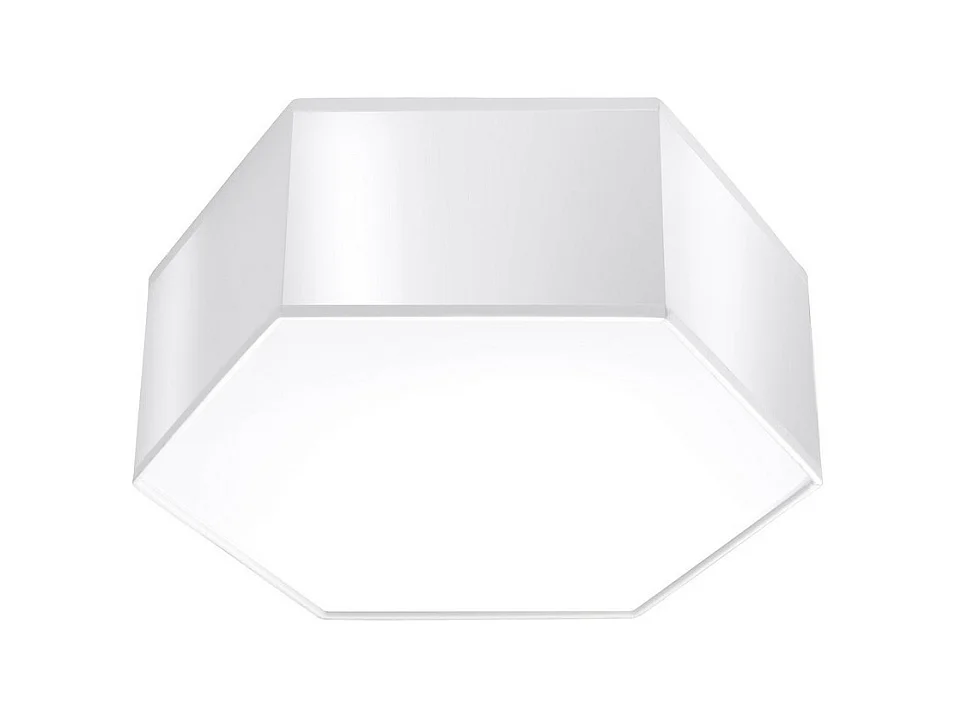 Sollux Lighting Sunde Plafonnier décoratif encastré, blanc, 11,5 cm
