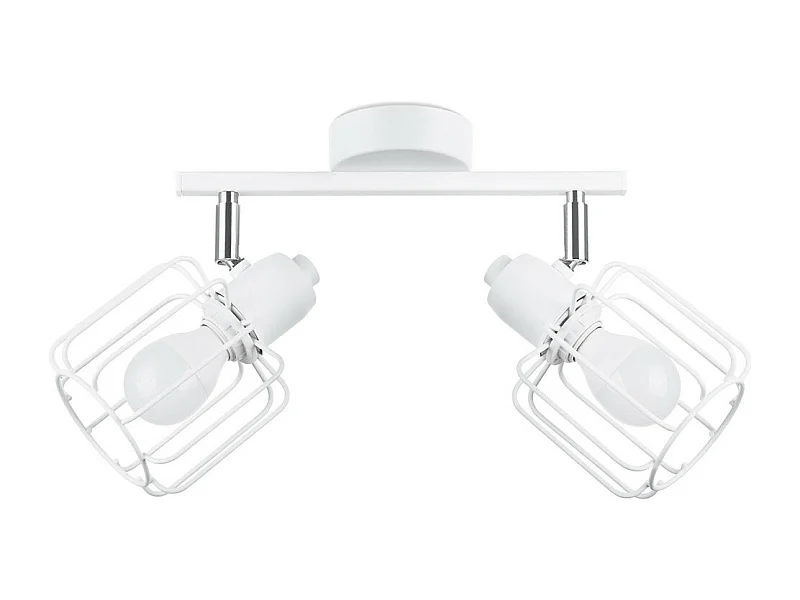 Plafondlampen Beluci Modern Van  - 2 Lichtbronnen - L.27 X H.19 Cm - Wit