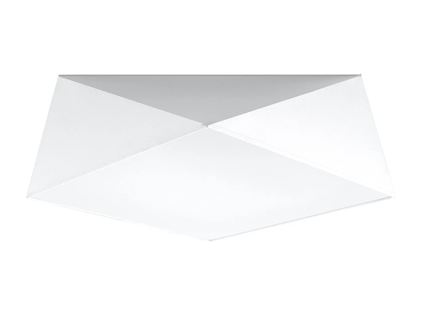 Plafondlampen Hexa Modern Van  - 3 Lichtbronnen - L.45 X H.15 Cm - Wit