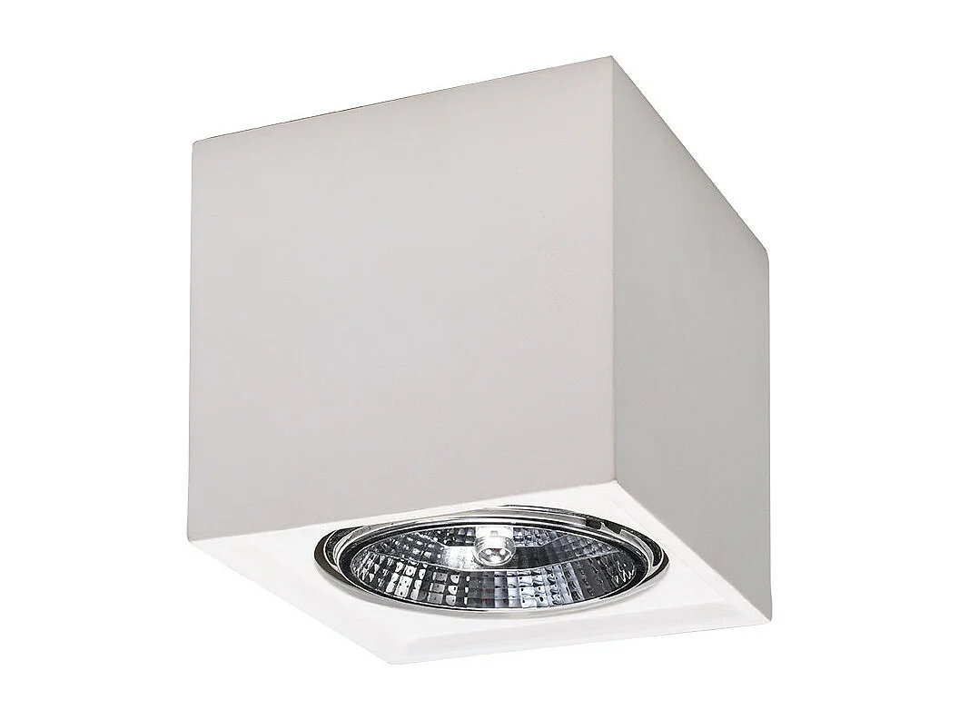 Plafon SEIDA ceramiczny biały