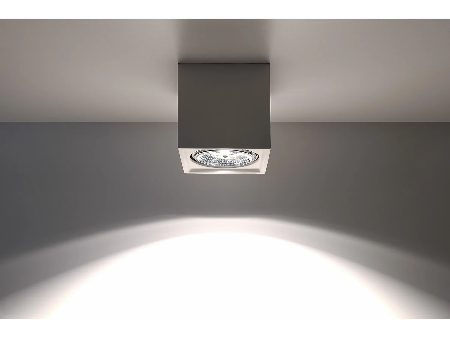 Plafon SEIDA ceramiczny biały