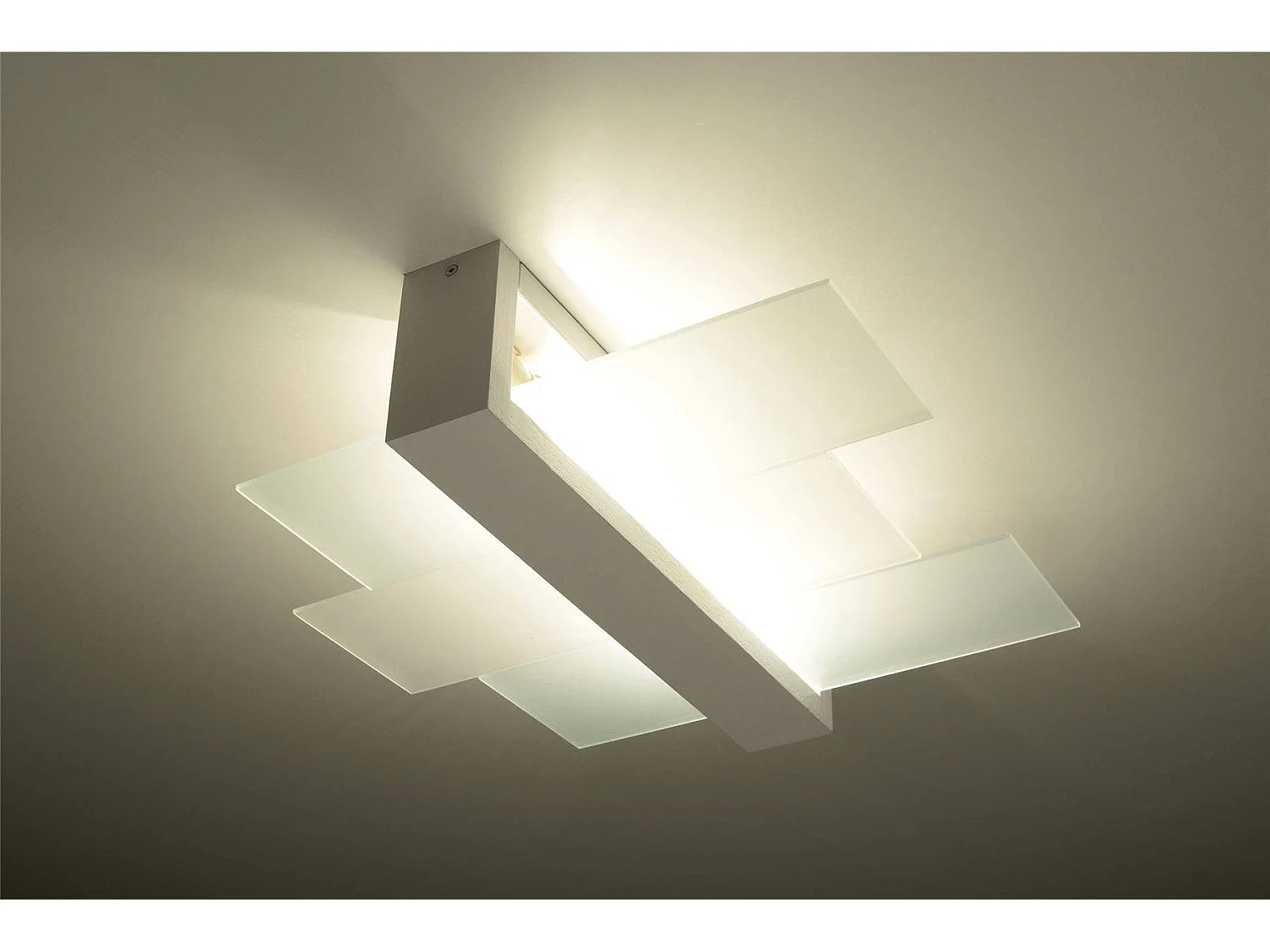 Sollux FENIKS Plafonnier à 2 Lumières Blanc, E27