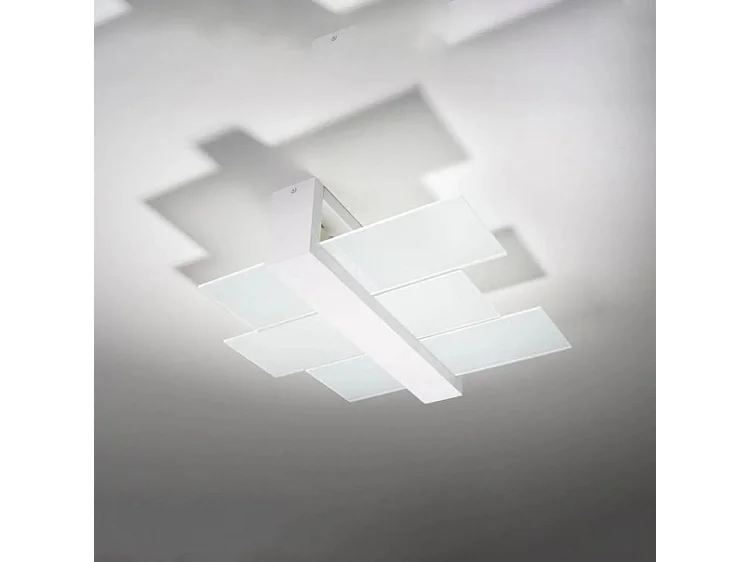 Sollux FENIKS Plafonnier à 2 Lumières Blanc, E27