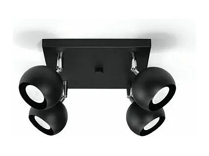 Sollux OCULARE Projecteur à 4 lumières noir, GU10