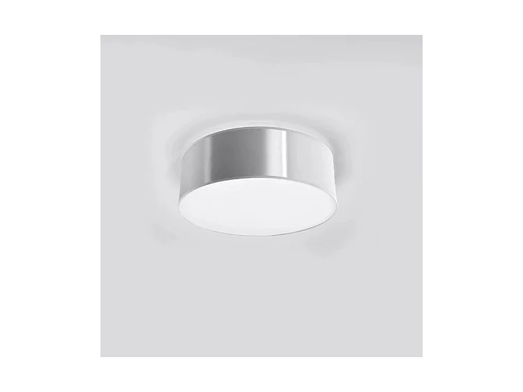 Sollux ARENA Cylindrique Flush Gris Clair 25cm E27